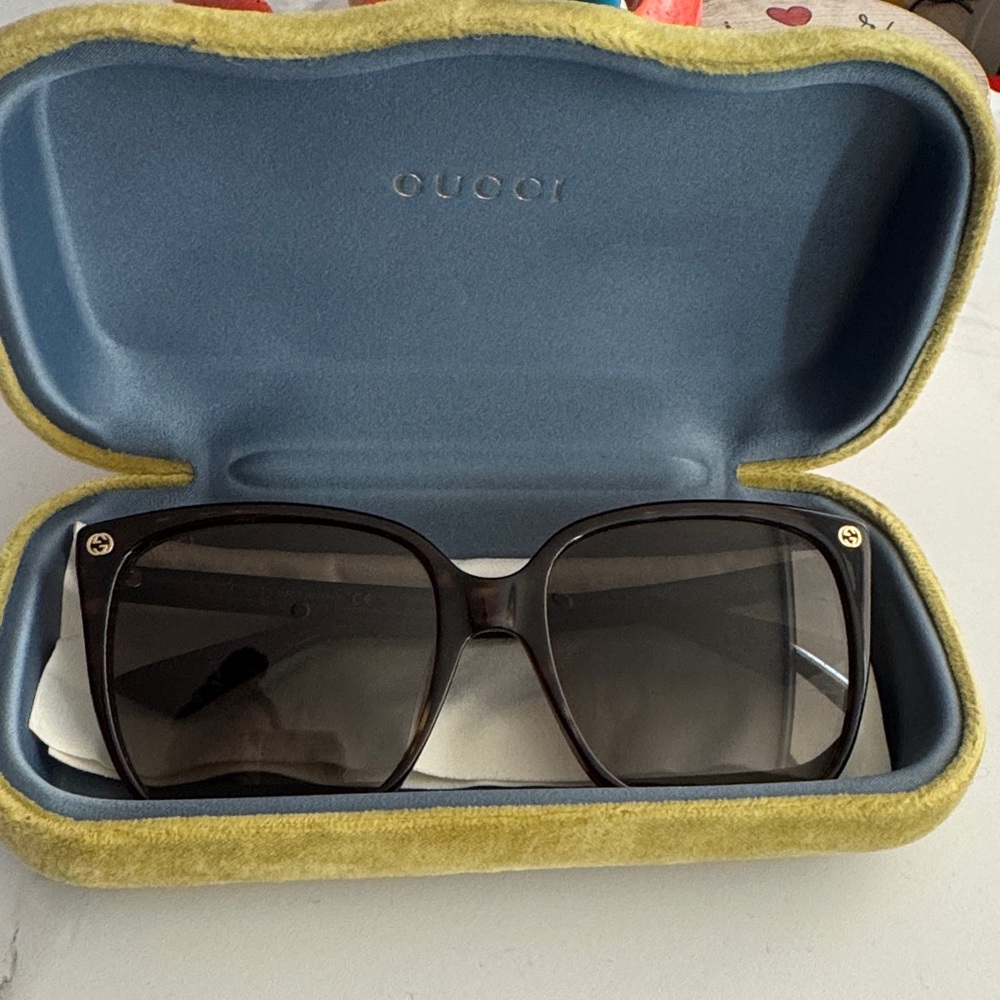 Gucci 57mm Gradient Square Sunglasses